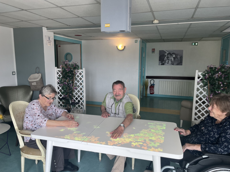 Séance de tovertafel pour nos résidents
