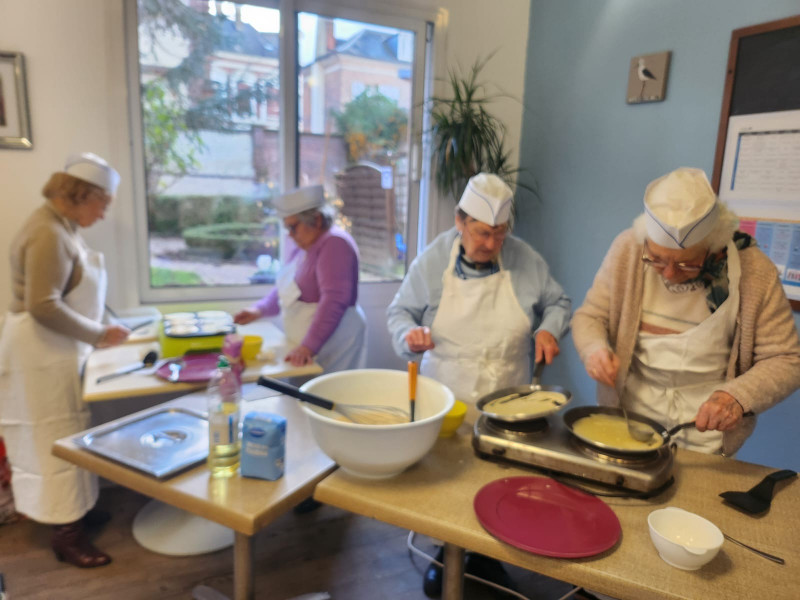 Chandeleur gourmande et musicale pour les résidents