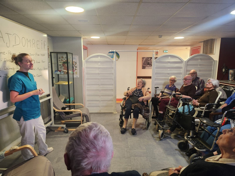 Atelier mémoire à la Harpe