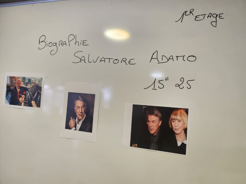 Activité biographie à la résidence La Harpe