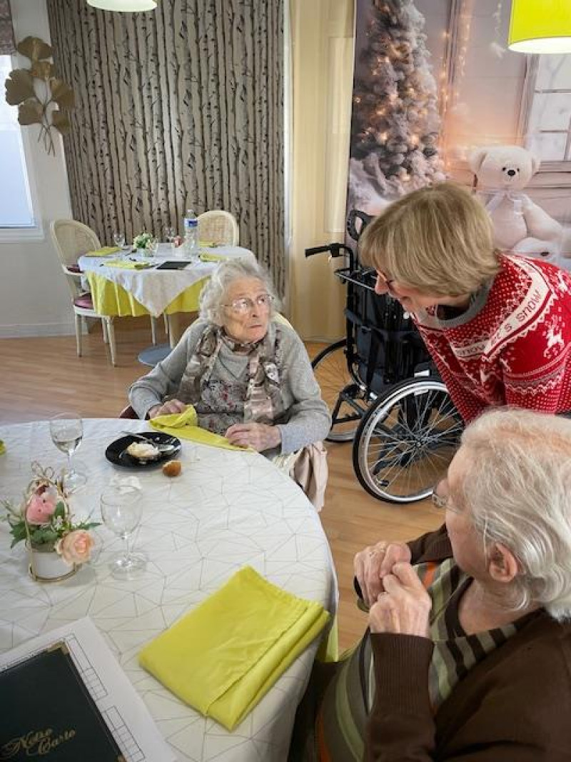 Un doux moment de partage avec nos voisines de la Siloge