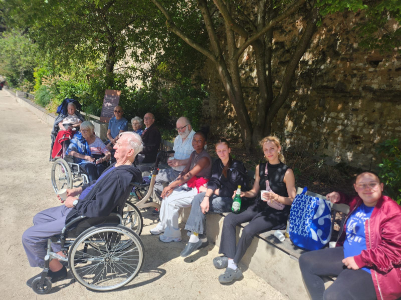 Sortie du jeudi avec les résidents de La Harpe