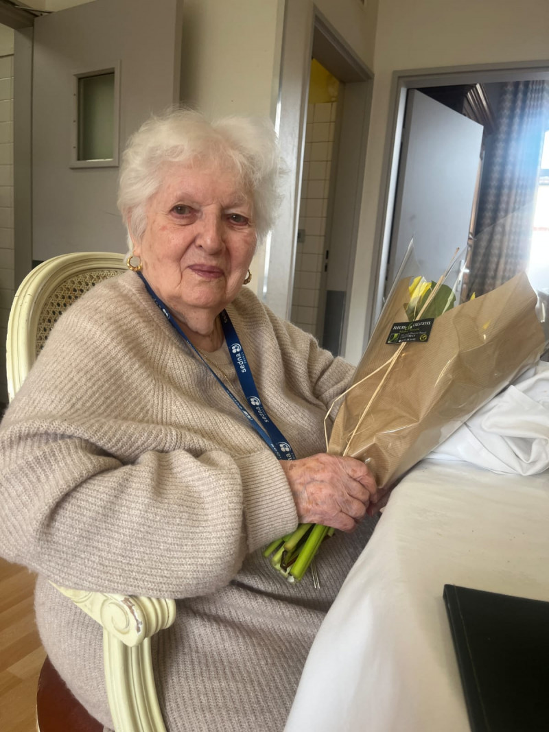 Merci à notre fleuriste pour cette belle attention !